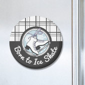 Cute Moderne Tartanijsvorming Magneet