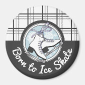 Cute Moderne Tartanijsvorming Magneet (Voorkant)