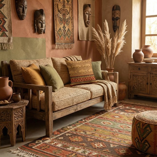 Cute Moderne Vis Worp Kussen (Creator heeft geüpload)