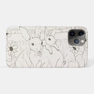 Cute Moeder Baby Bunny Rabbits Case-Mate iPhone Case