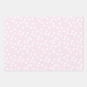 Cute moeder & Baby Girl Bunny | Roze Inpakpapier Vel (Voorkant 3)