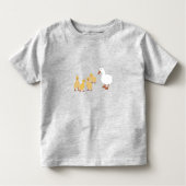 Cute Moeder Duck & Baby Ducklings Kinder Shirts (Voorkant)