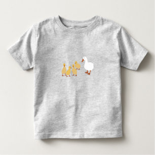 Cute Moeder Duck & Baby Ducklings Kinder Shirts