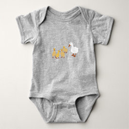 Cute Moeder Duck & Baby Ducklings Romper