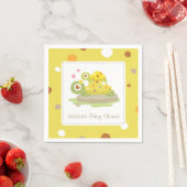 Cute Moeder Schildpad Baby Shower Feest Benodigdhe Servetten (Insitu)