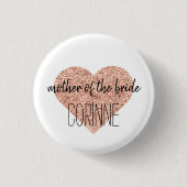 Cute Moeder van de Bride Button (Voorkant)