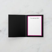 Cute Moeder Vibes woordkunst Kaart (Binnen)