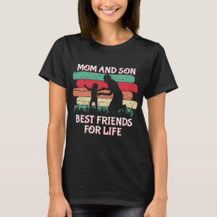 Cute Moeder Zoon beste vrienden woordkunst T-shirt