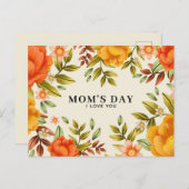 Cute Moederdag Briefkaart (Voorkant / Achterkant)