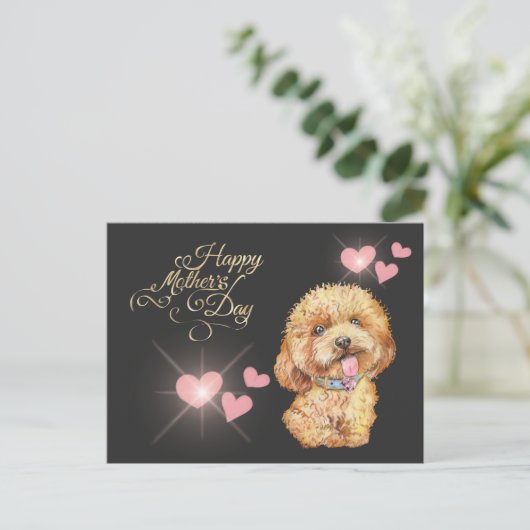 Cute Moederdag Briefkaart (Staand voorkant)