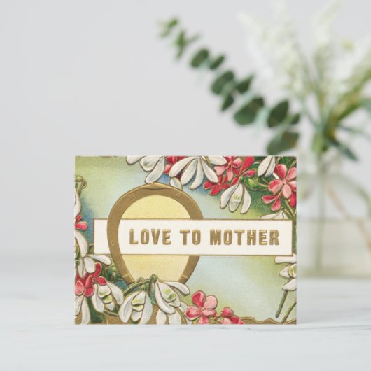 Cute Moederdag Briefkaart (Staand voorkant)