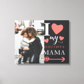 Cute Moederdag Canvas Afdruk (Voorkant)