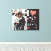 Cute Moederdag Canvas Afdruk (Insitu (Houten vloer))