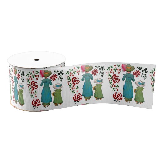 Cute Moederdag Floral Red Roses Crafts Grosgrain Lint (Spoel)