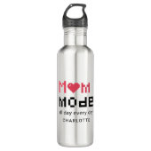 Cute Moederdag Funny Gag Moms Personalizeerd Waterfles (Voorkant)