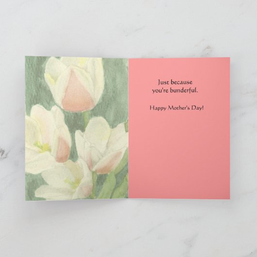 Cute Moederdag Kaart (Binnen)