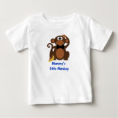 Cute Moeder's Aapje Baby t-shirt (Voorkant)