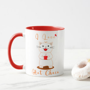 Cute Mok Ik hou van warme choco