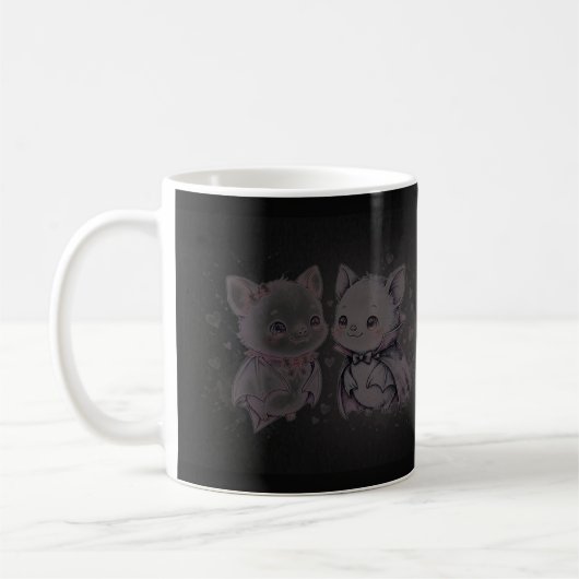 Cute mok voor vampier-echtpaar (Links)