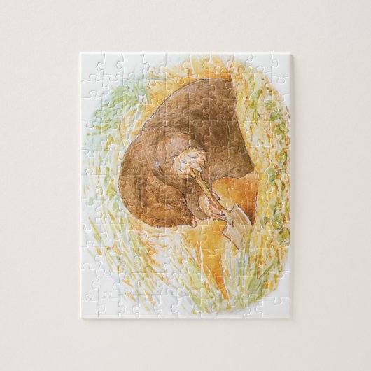 Cute Mole (Animal Art for Kids) (Beatrix Potter) Legpuzzel (Verticaal)