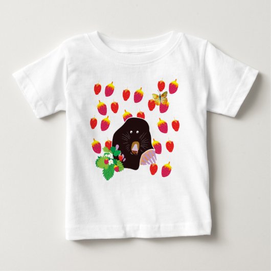 Cute Mole Baby Bodysuit (Voorkant)