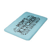 Cute Mom love kitchen word art  Badmat (Gekanteld)