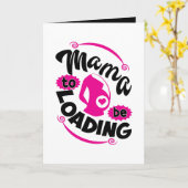 Cute Momma making word art  Kaart (Gele Bloem)