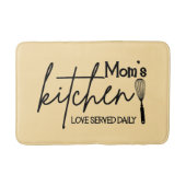 Cute Mom's kitchen word art Badmat (Voorkant)