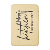 Cute Mom's kitchen word art Badmat (Voorkant Verticaal)