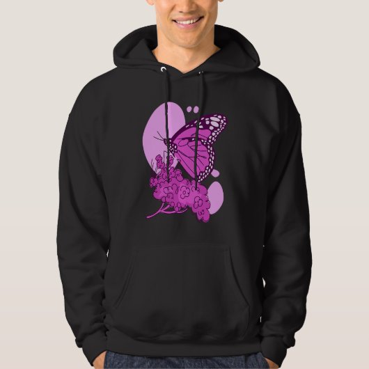 Cute Monarch Butterfly for Women Hoodie (Voorkant)