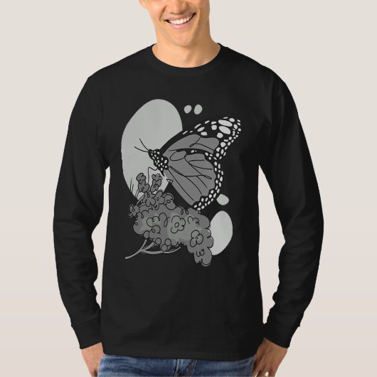 Cute Monarch Butterfly for Women Men Insect T-shirt (Voorkant)