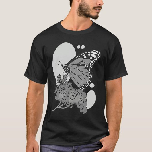 Cute Monarch Butterfly for Women Men Insect T-shirt (Voorkant)