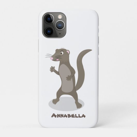 Cute mongoose cartoon illustratie Case-Mate iPhone case (Achterkant)