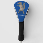 Cute mongoose cartoon illustratie golfheadcover (Voorkant)