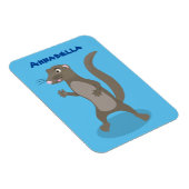Cute mongoose cartoon illustratie magneet (Rechterzijde)