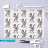 Cute mongoose cartoon illustratie tissuepapier (Craft)