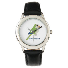 Cute Monk Parakeet Horloge