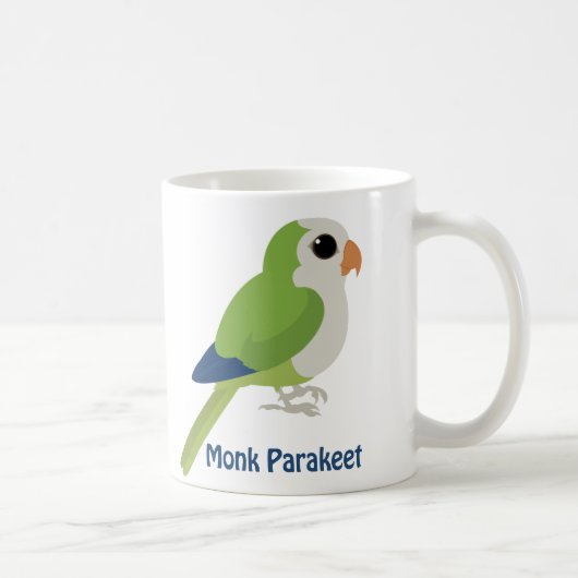 Cute Monk Parakeet Koffiemok (Rechts)