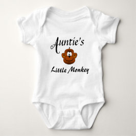 Cute Monkey Auntie Newborn Niece Nephew Romper