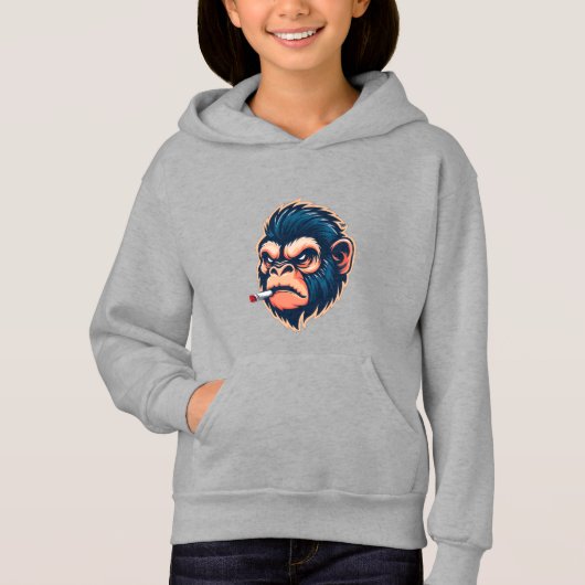 Cute Monkey Baby Hoodie (Voorkant)