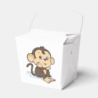 Cute Monkey Bedankdoosjes