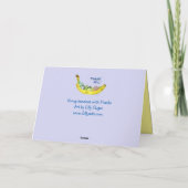 Cute Monkey - Bedankt voor je creditcard (Achterkant)