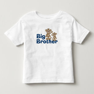 Cute Monkey Big Brother Kinder Shirts