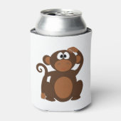 Cute Monkey Blikjeskoeler (Blikje Voorkant)