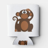 Cute Monkey Blikjeskoeler (Achterkant)