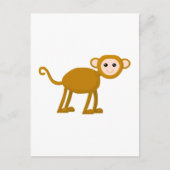 Cute Monkey. Briefkaart (Voorkant)