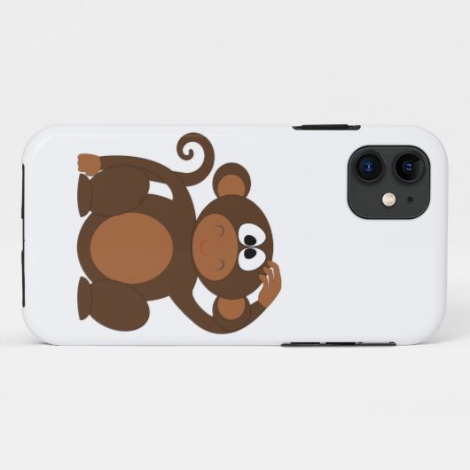 Cute Monkey Case-Mate iPhone Case (Achterkant (horizontaal))