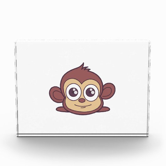 Cute monkey clipart fotoblokken (Voorkant)