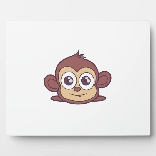 Cute monkey clipart fotoplaat (Voorkant)