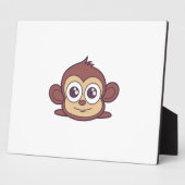 Cute monkey clipart fotoplaat (Zijkant)